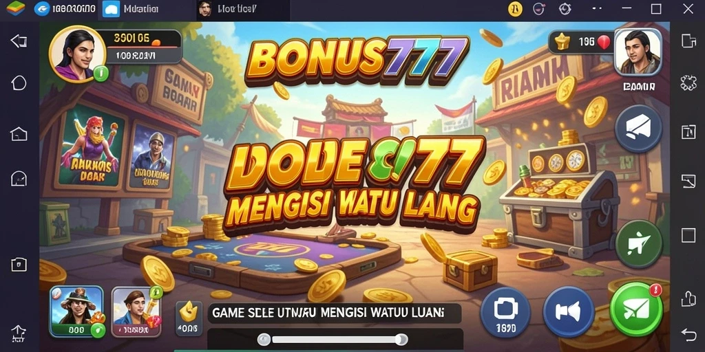 Tampilan gameplay BONUS777 yang seru dan memukau.