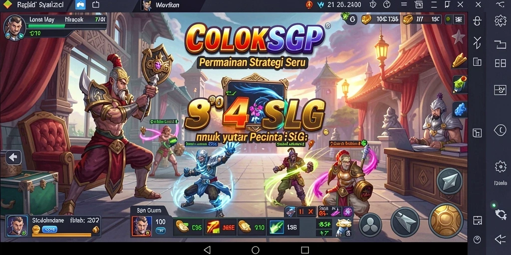 Tampilan gameplay COLOKSGP yang seru dan penuh strategi.