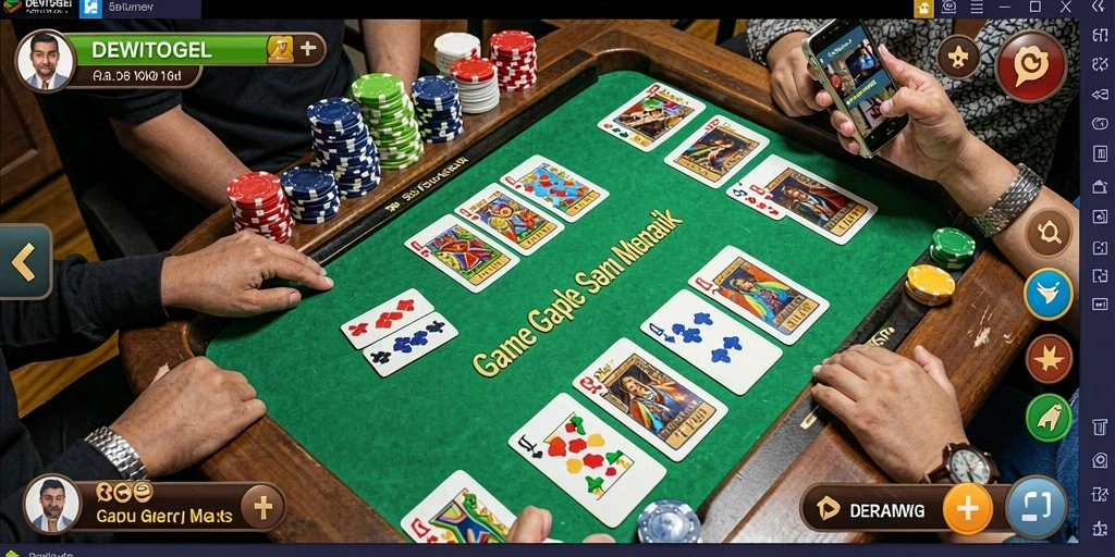 Gameplay seru dari DEWITOGEL, nikmati permainan Gaple.