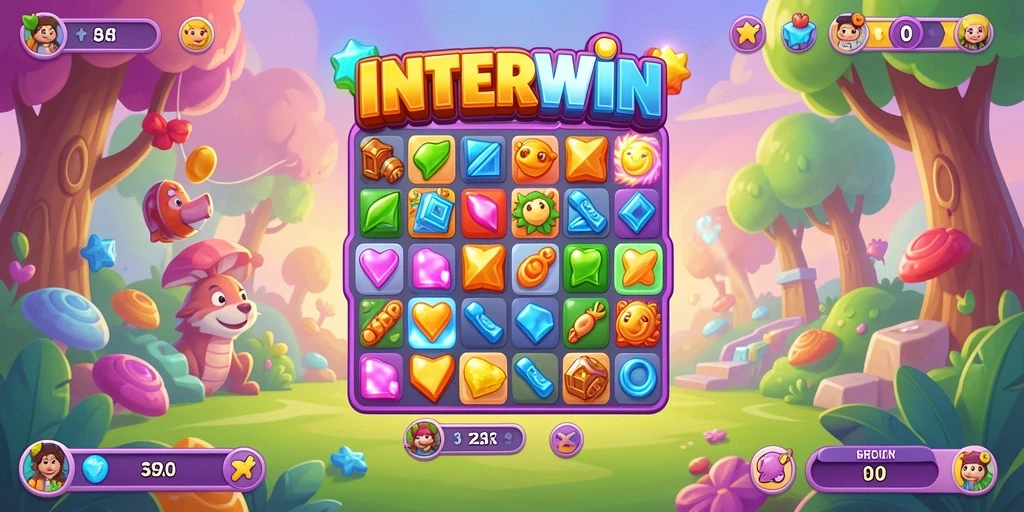 Tangkap gambar gameplay menarik dari petualangan Match-3.