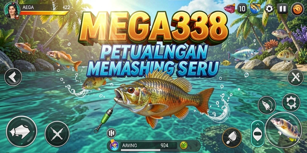 Gameplay menarik dari MEGA338 dengan berbagai fitur memancing.