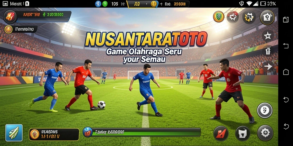 Tampilan gameplay seru dari NUSANTARATOTO dengan aksi olahraga yang intens.
