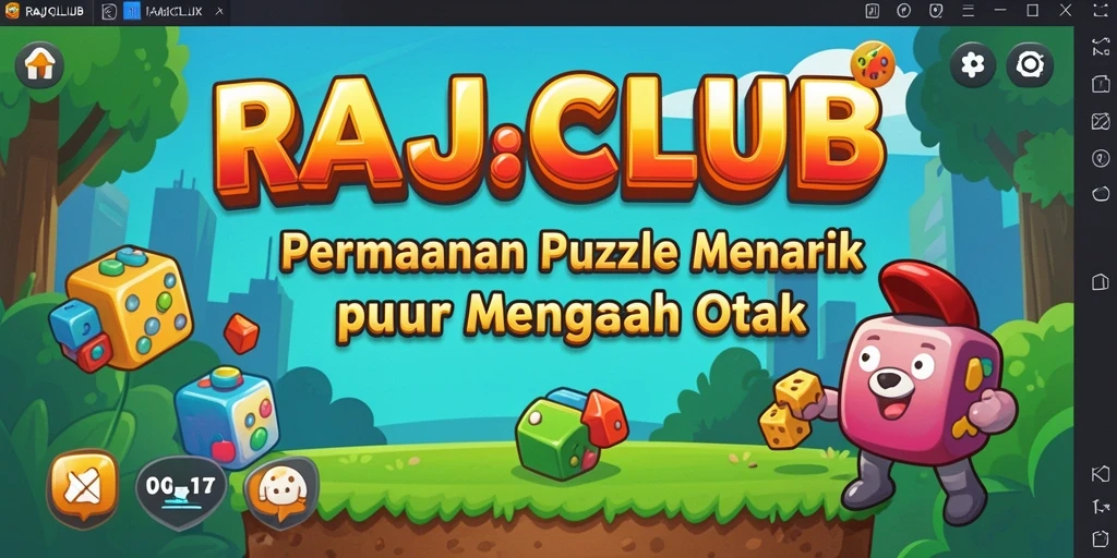 Tampilan gameplay RAJACLUB yang penuh warna dan mendetail.